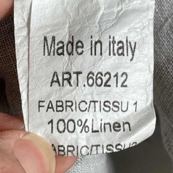 B2 Lungo L'Arno Linen Tropical Leaf Print Tunic Dress Made in Italy Size XL - Picture 3 of 8